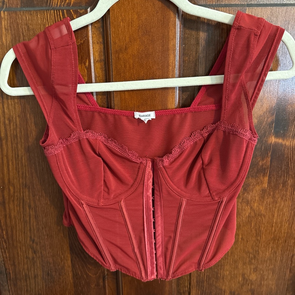 Garage Rust Corset Top